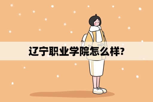 辽宁职业学院怎么样?